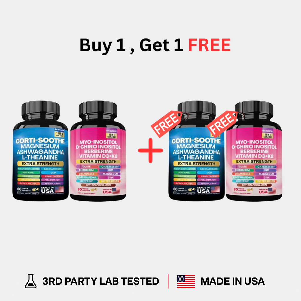 AdaptiWell™ Corti-Soothe & Myo-Inositol 2-in-1 Bundle