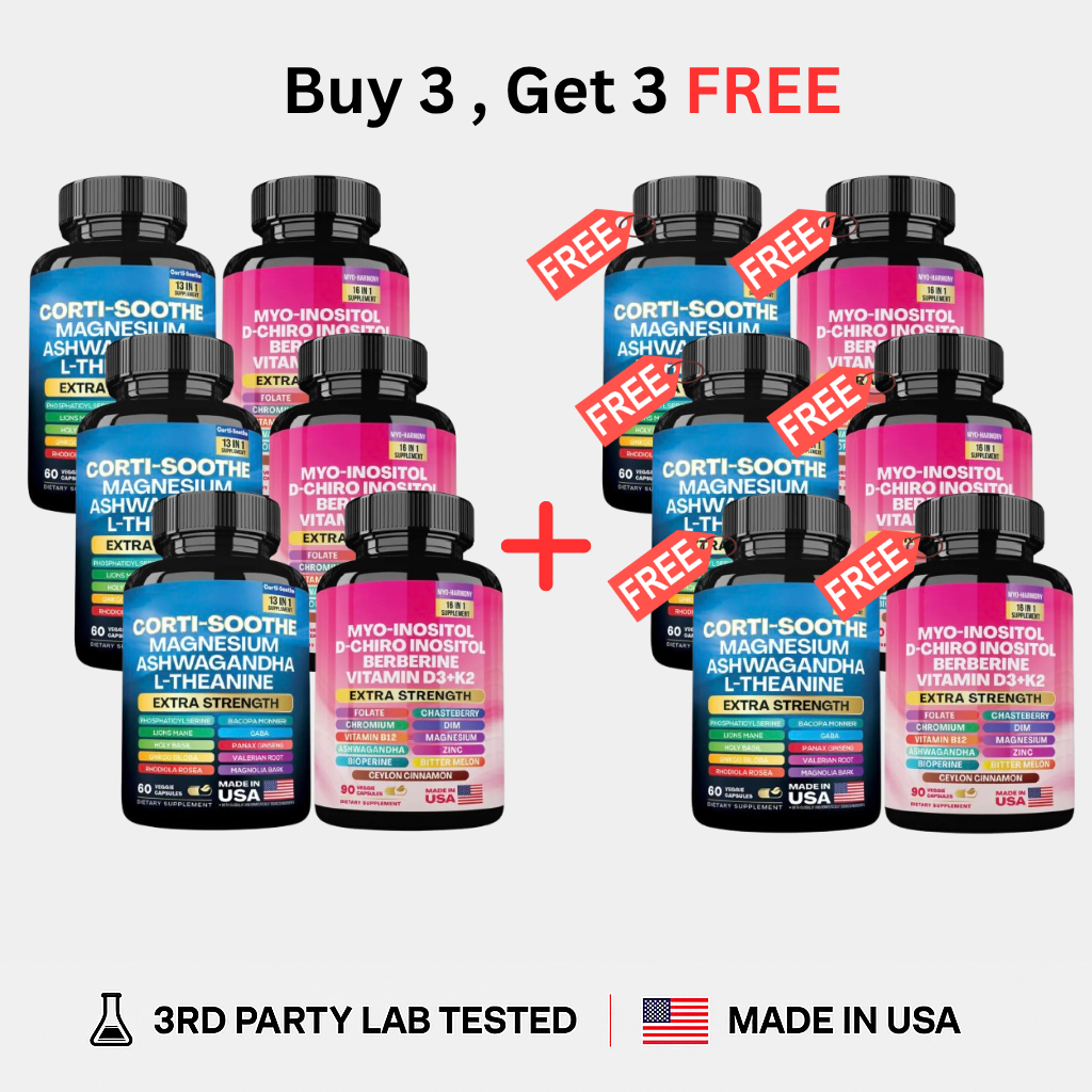 AdaptiWell™ Corti-Soothe & Myo-Inositol 2-in-1 Bundle
